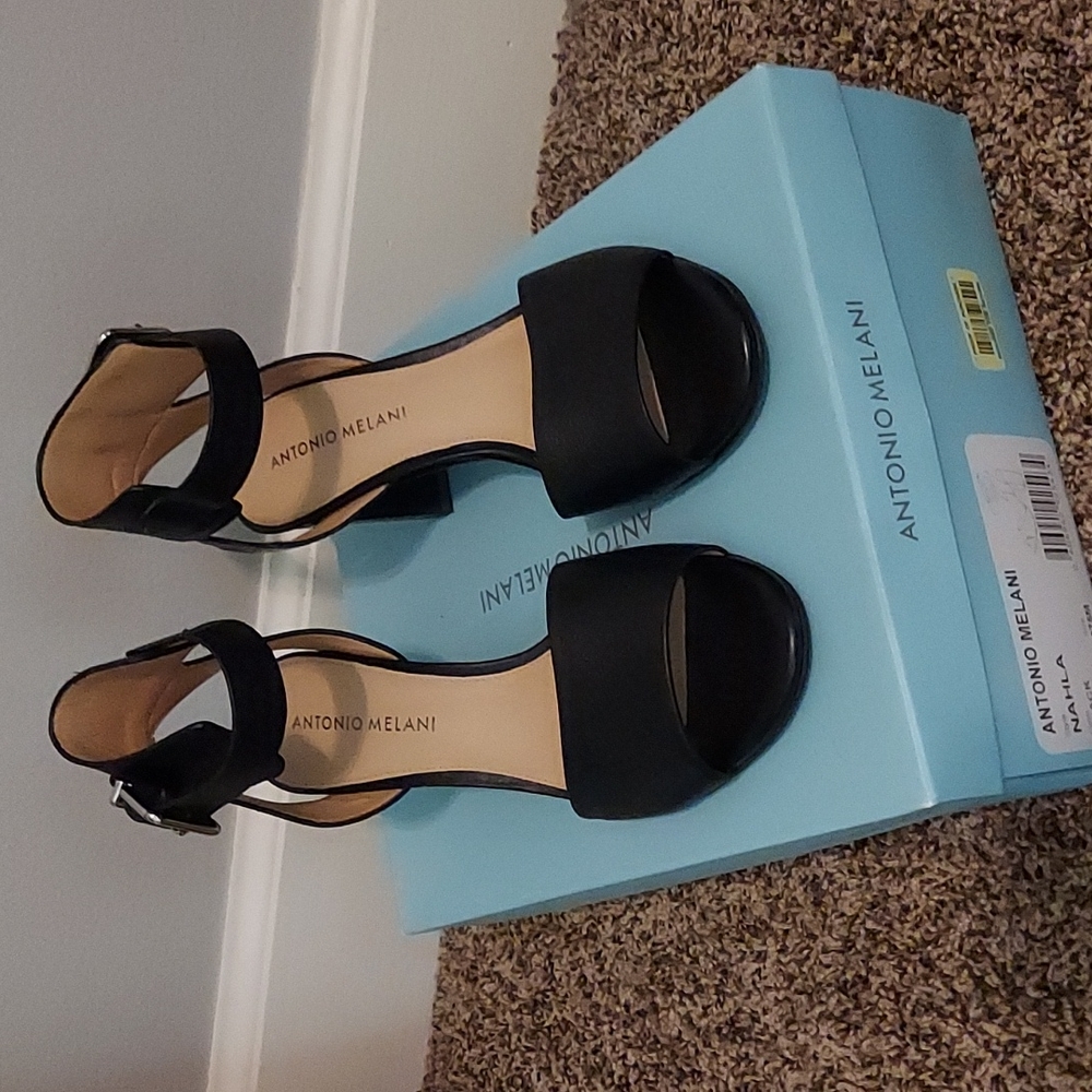 Antonio Melani Block Heeled Sandals